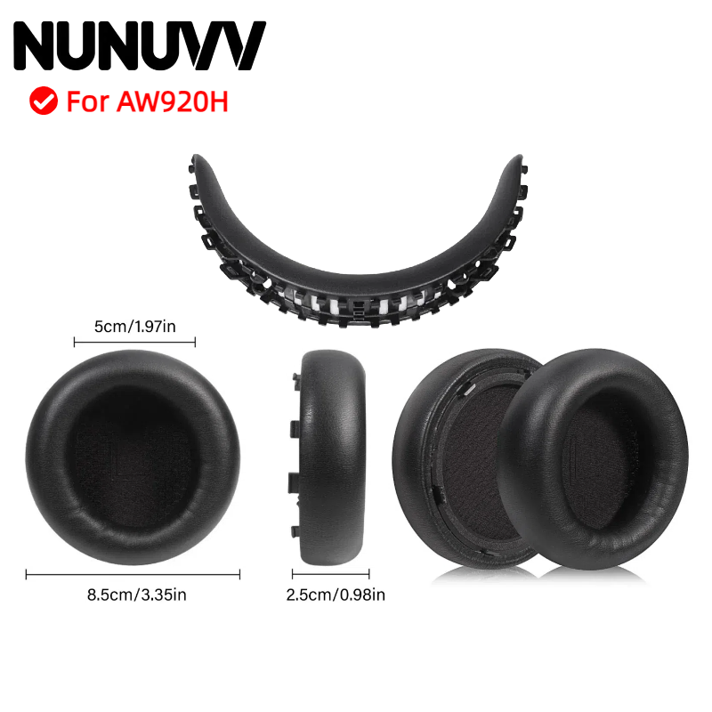 Noise Isolating Pad - NUNUVV – coussinets d'oreille confortables, bandeau