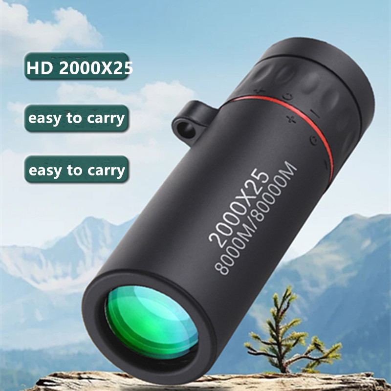 Home Cinema Center - Télescope monoculaire extérieur 2000x25 HD, Mini