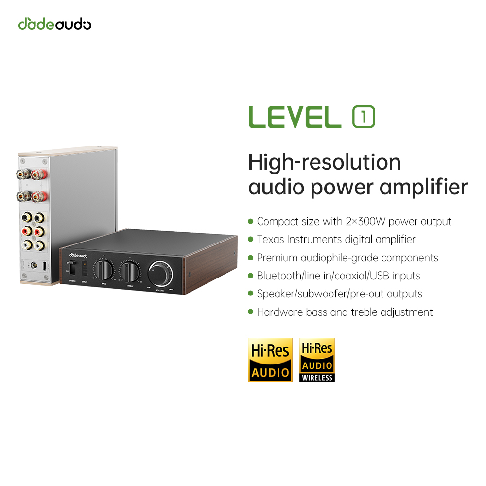 Home Cinema Wireless - Amplificateur HiFi Bluetooth LDAC de bureau