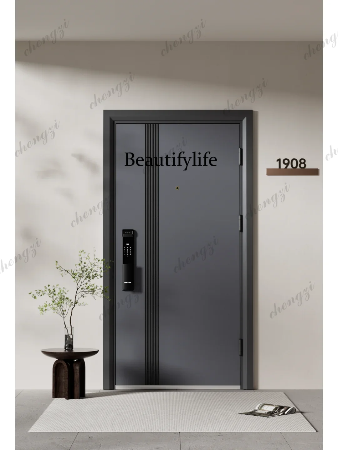 Y136 Porte en bois haut de gam - Home Cinema Interiors avis et prix