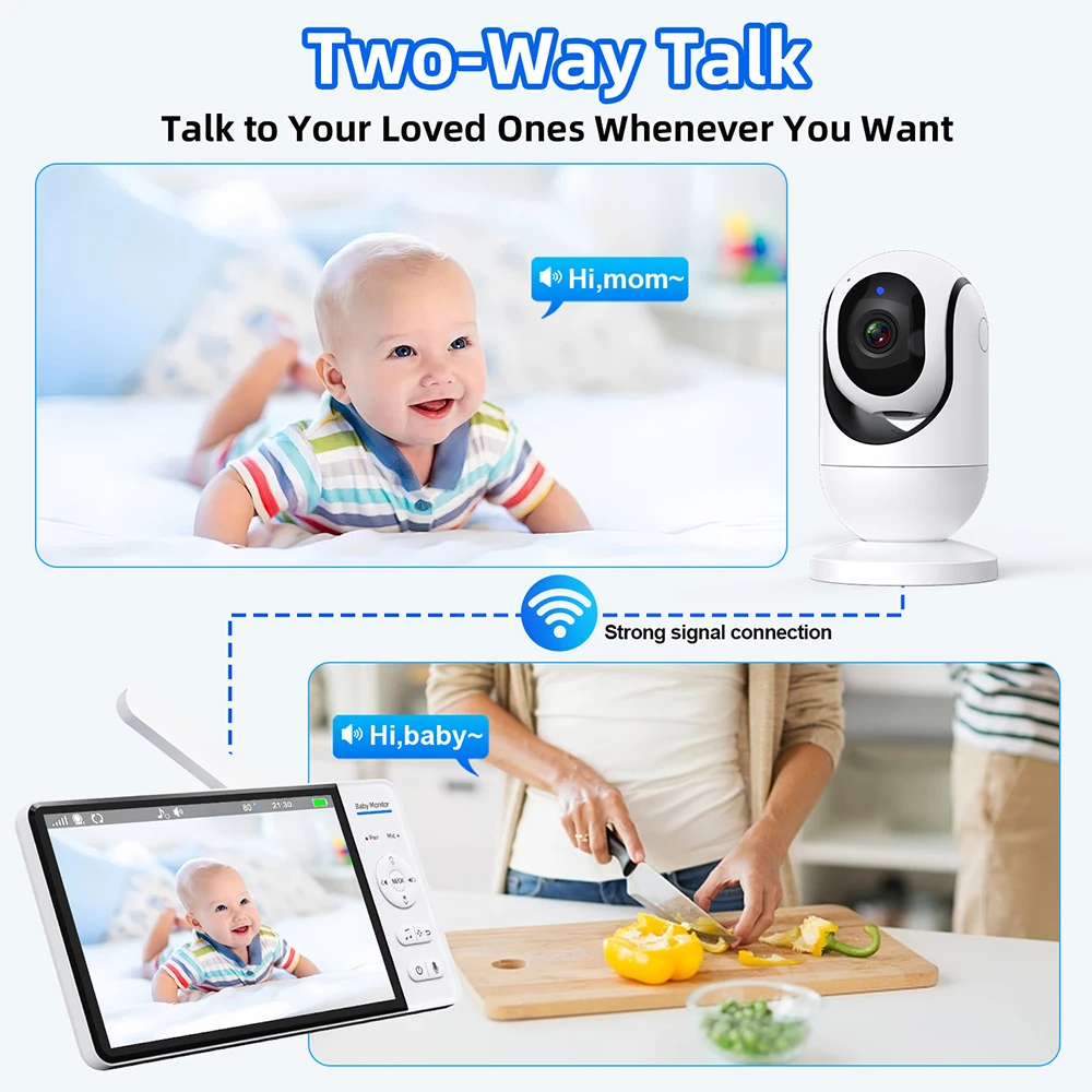 Pas de WiFi 7 pouces bébé moni - Home Cinema Wireless avis et prix